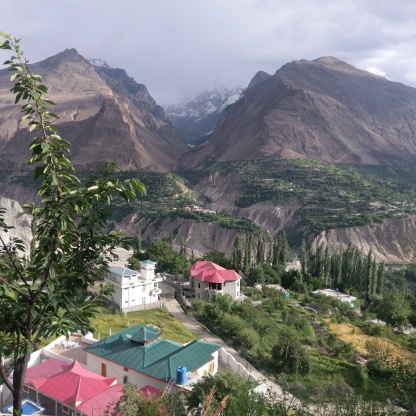 My view from room in Karimabad
